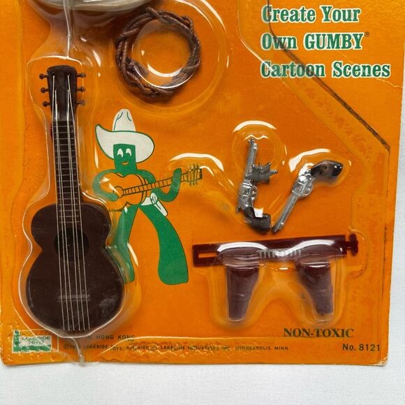 Gumby Cowboy Adventure Costume Accessory Pack Set New NIB 1965 Lakeside Toys - Picture 3 of 10